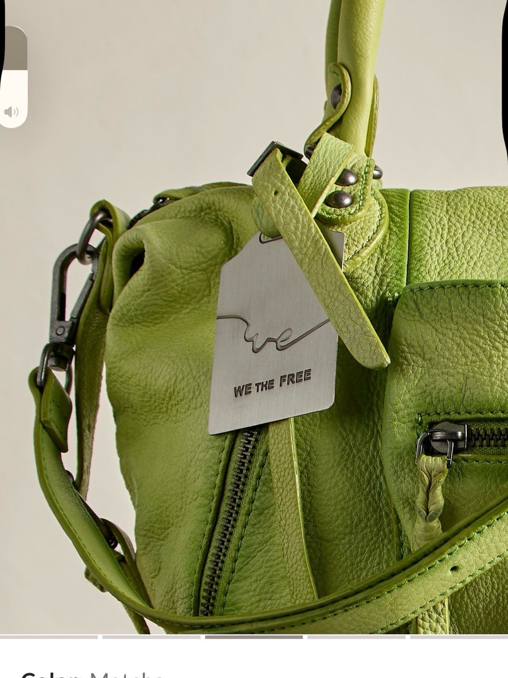 Free People Baby Emerson Tote Matcha - Picture 4 of 7